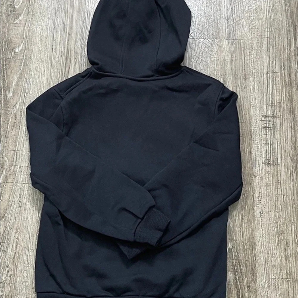 Nike Kids Full Zip Hoodie Sweatshirt Black Sz Med FD3004-010